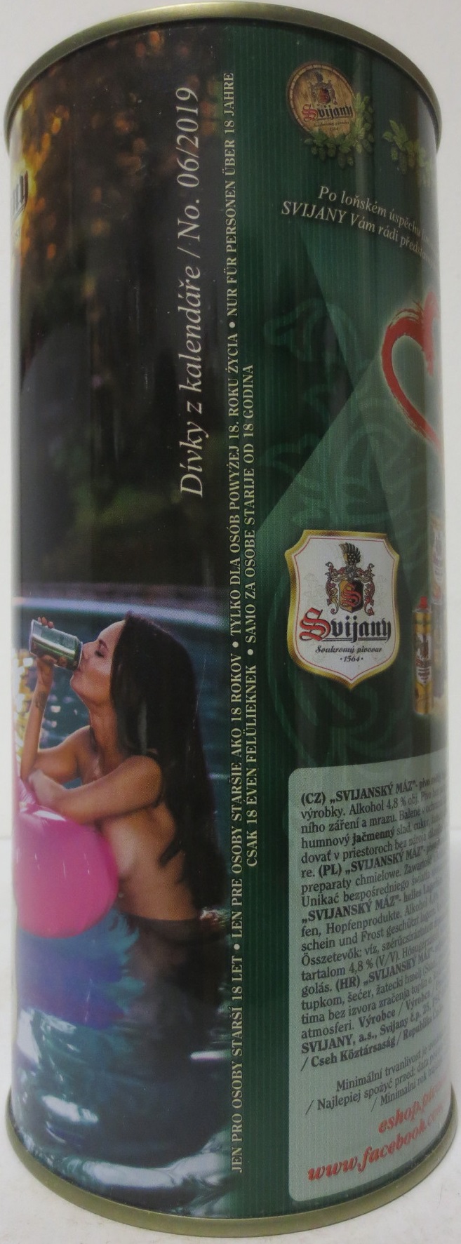 Svijany SVIJANSKÝ MÁZ dívky z kalendáře /No. 06/2019 (200cl)