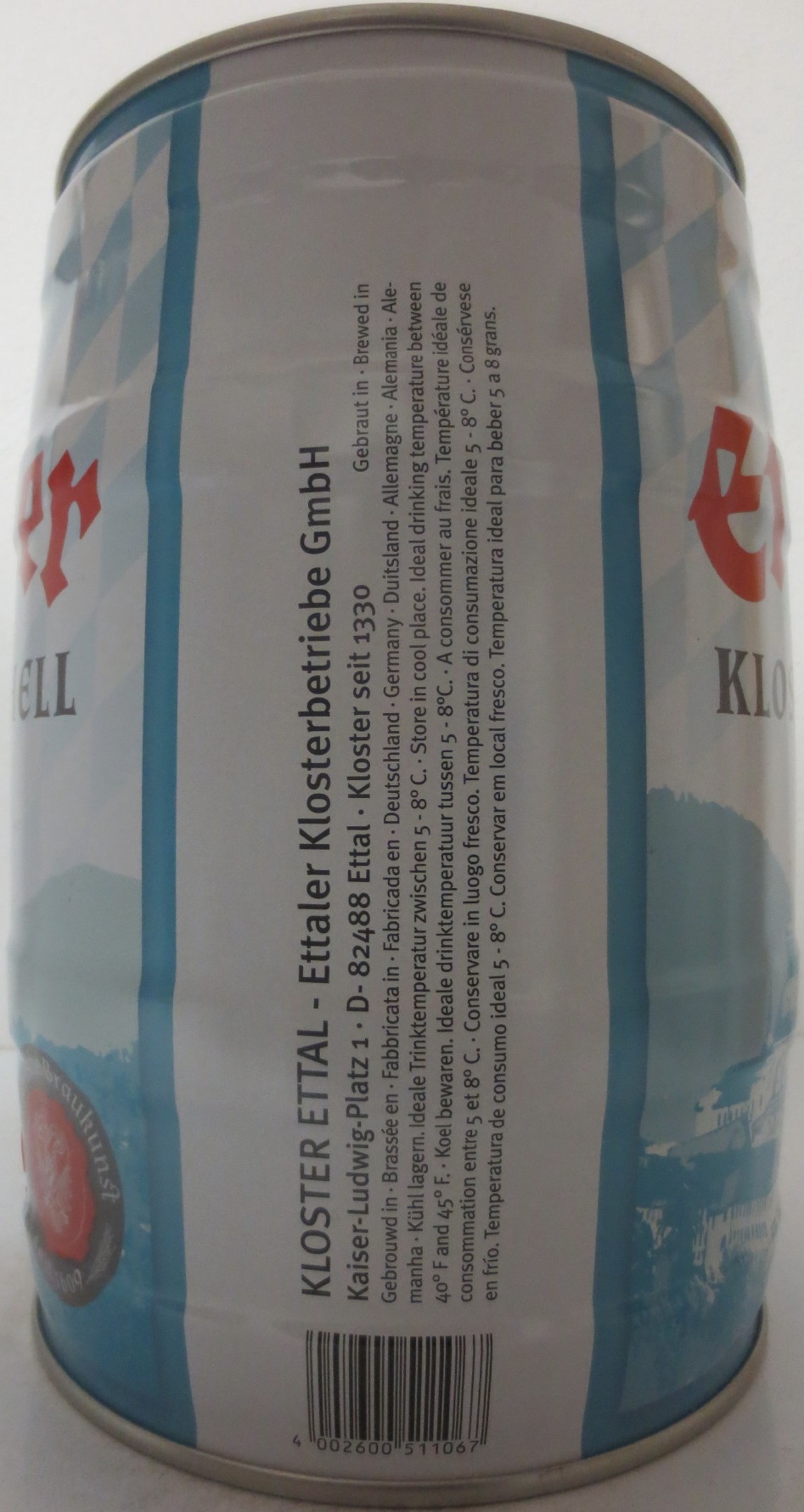 Ettaler KLOSTER-HELL (5L) Nr.1