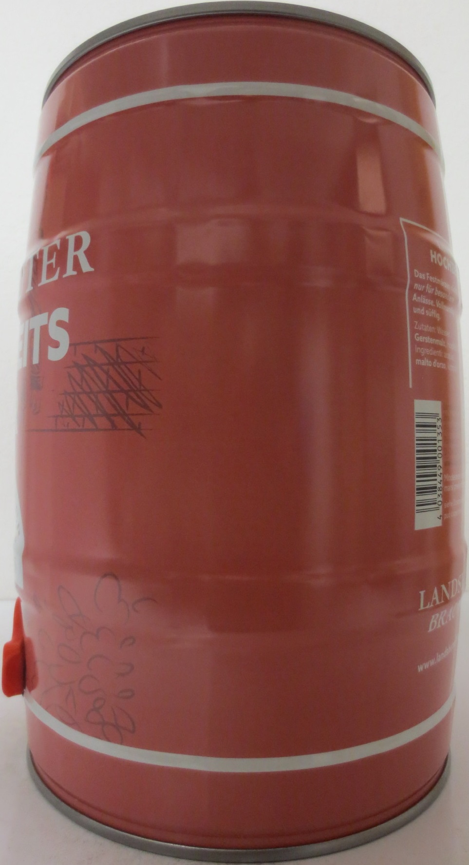 LANDSHUTER HOCHZEITS BIER (5L) Nr.1