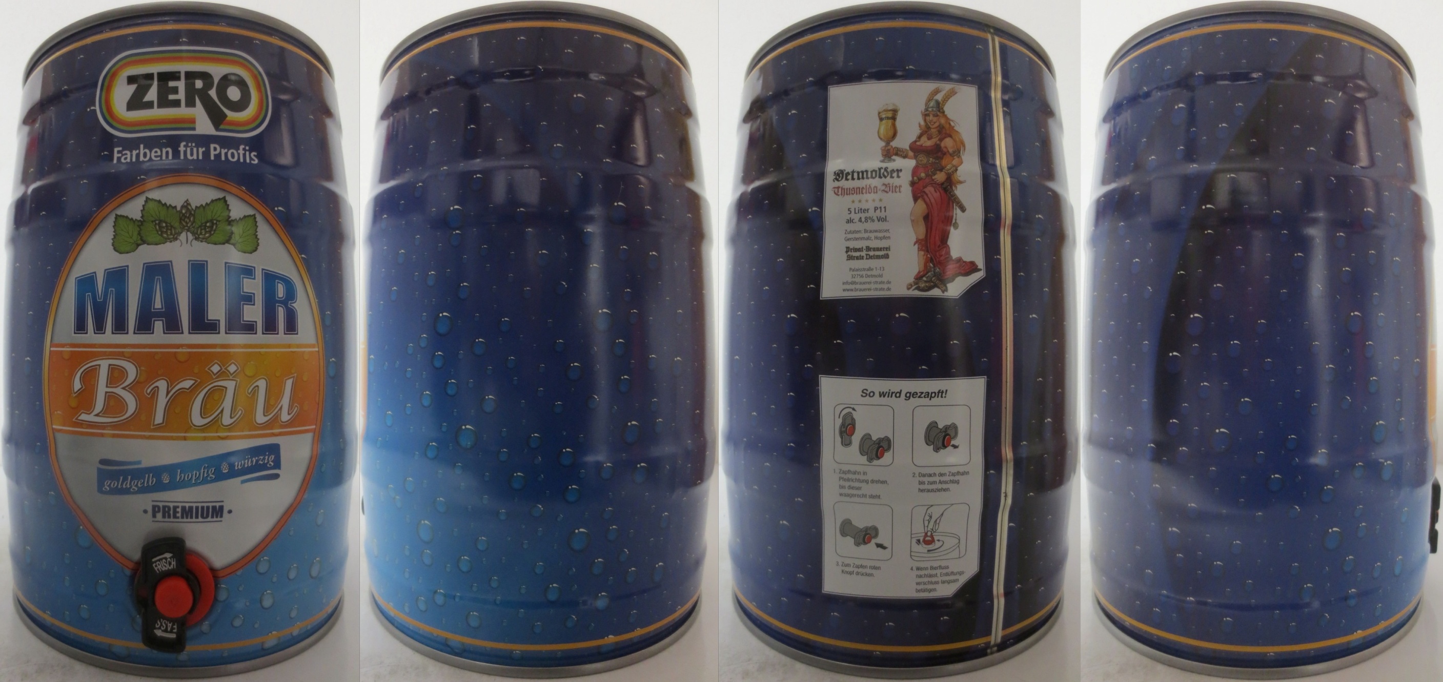 MALER Bräu ZERO Farben für Profis (5L) Nr.1