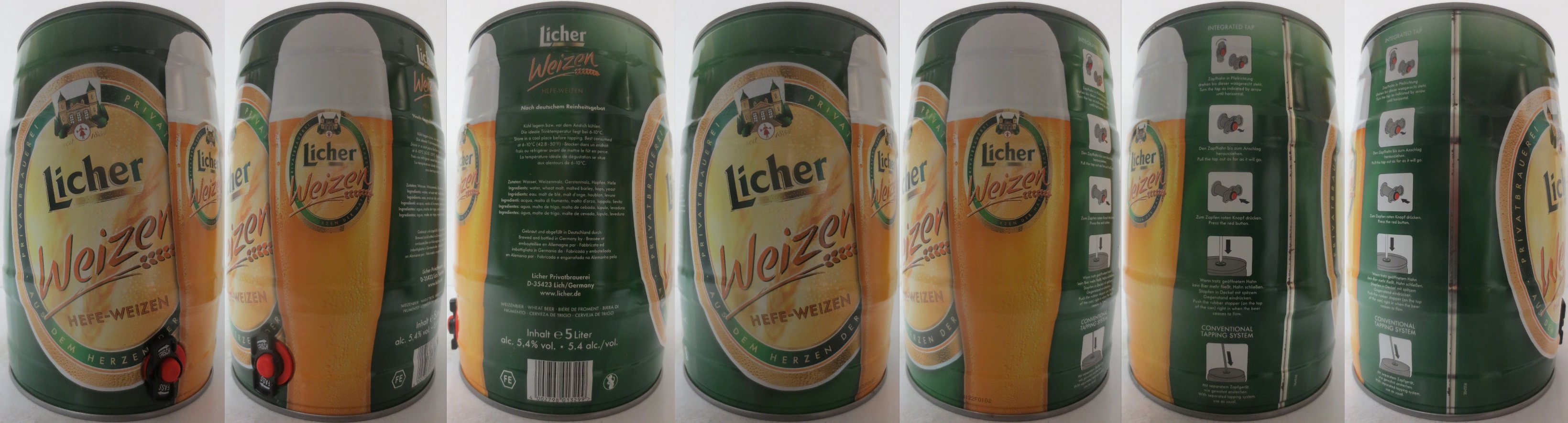 Licher Weizen HEFE-WEIZEN (5L) Nr.1