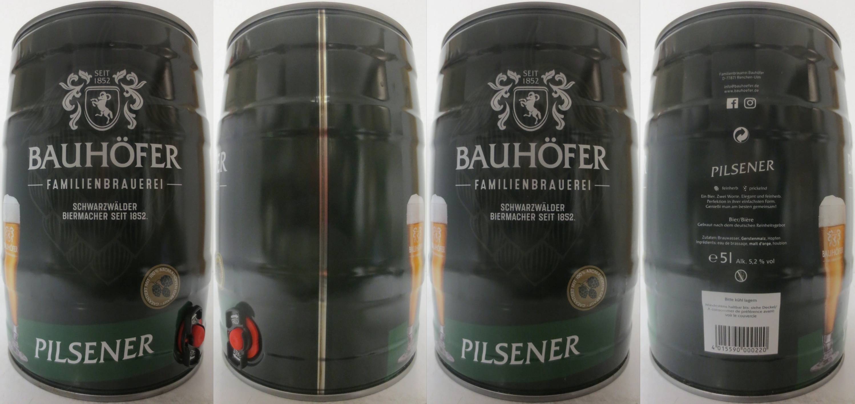 BAUHÖFER FAMILIENBRAUEREI PILSENER (5L) Nr.1 