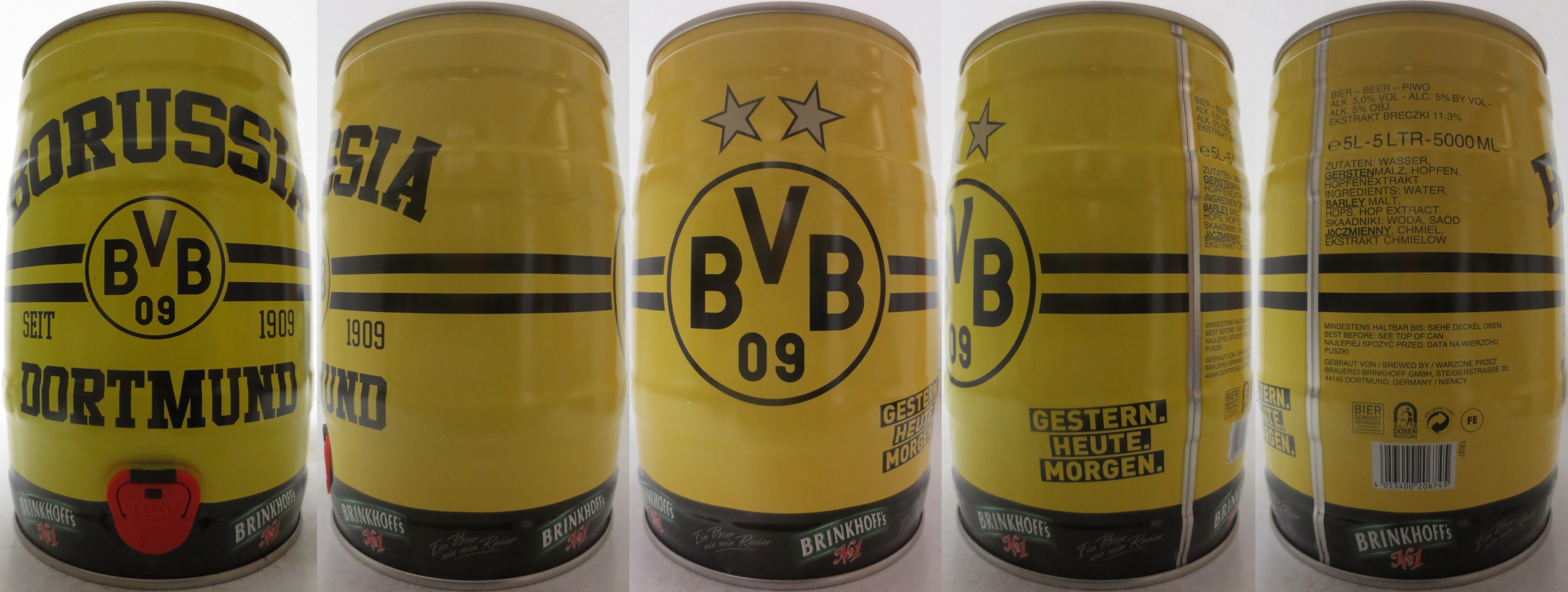 BRINKHOFF´s BORUSSIA DORTMUND BVB 09 SEIT 1909 (5L) Nr.1