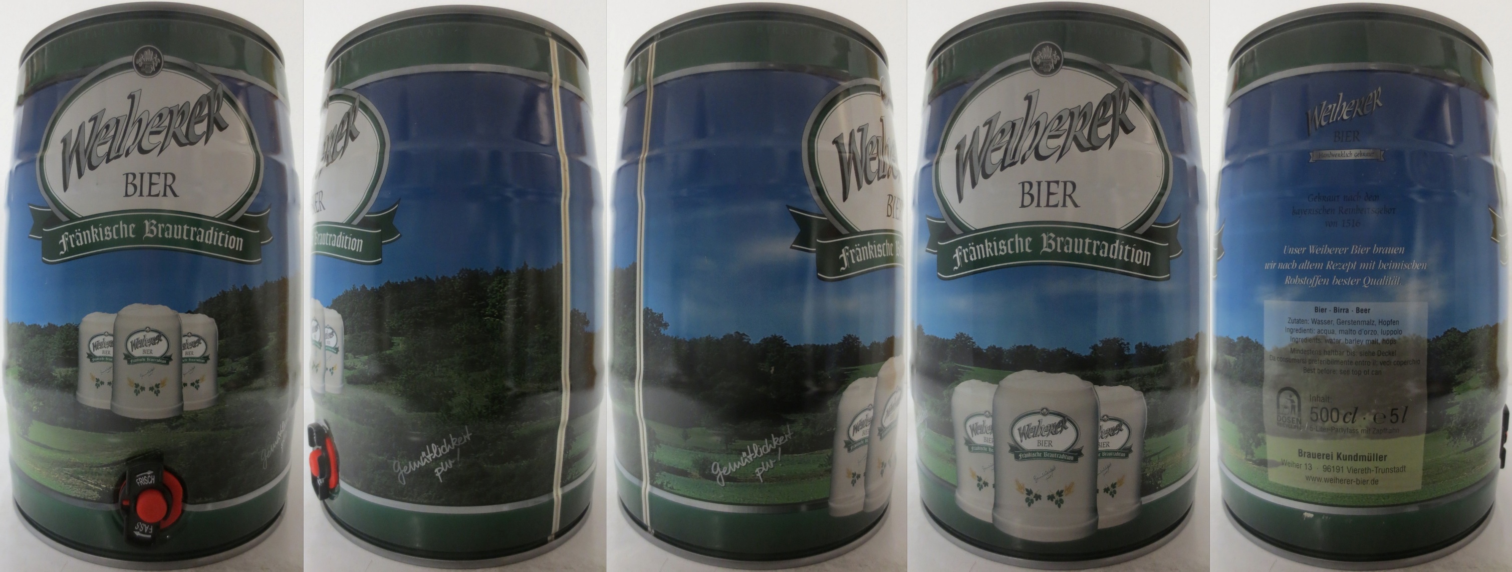 Weiherer BIER fränkische Brautradition (5L) Nr.3