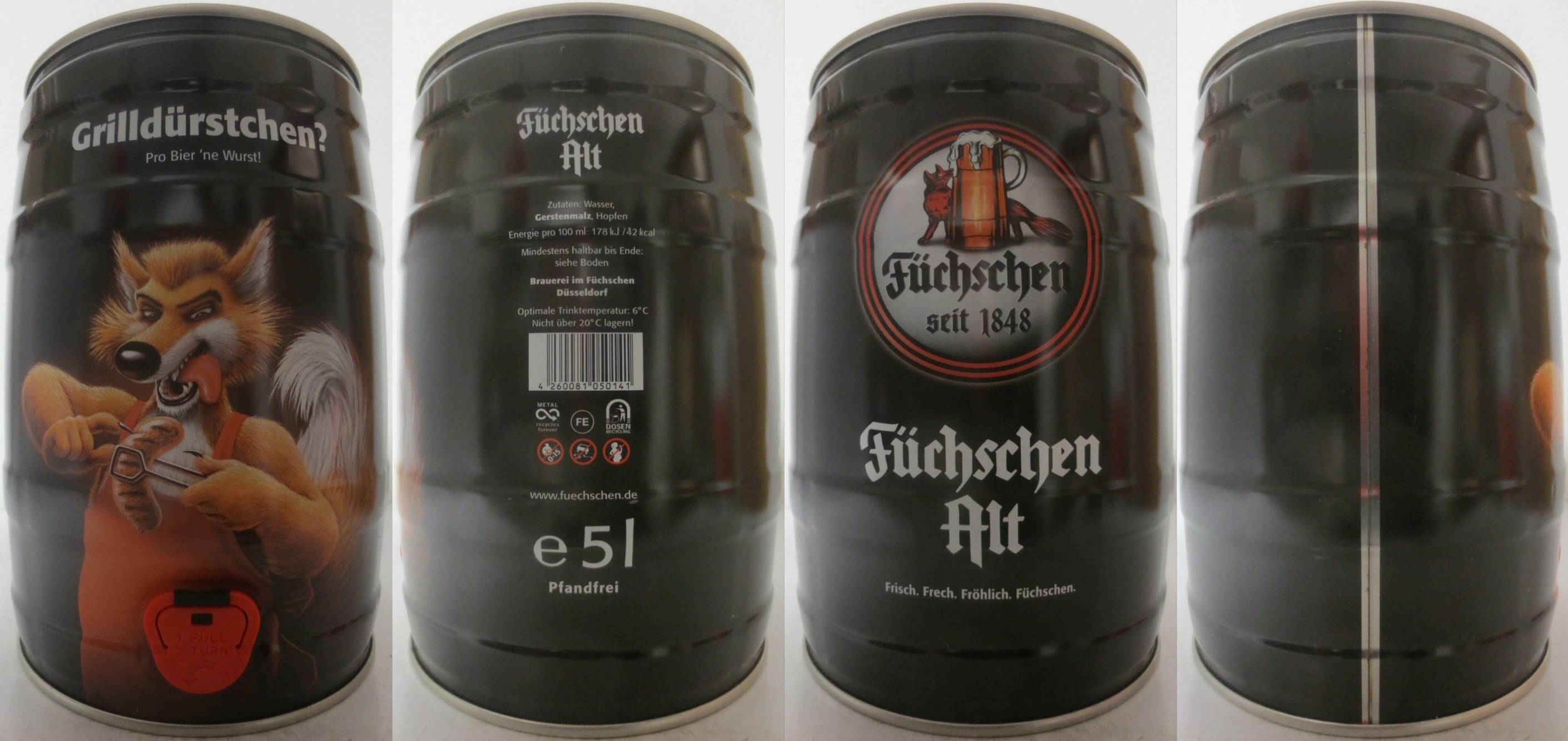 Füchschen Alt Grilldürstchen? Pro Bier ´ne Wurst! (5L) Nr.1