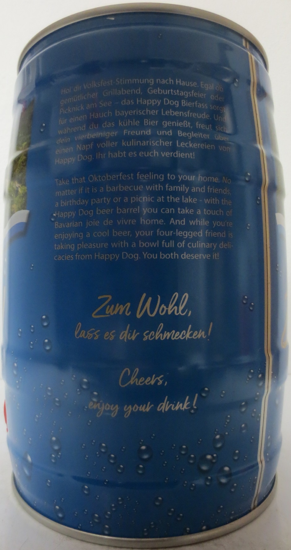 HAPPY DOG Cheers! Greetings from Bavaria. (5L) Nr.1