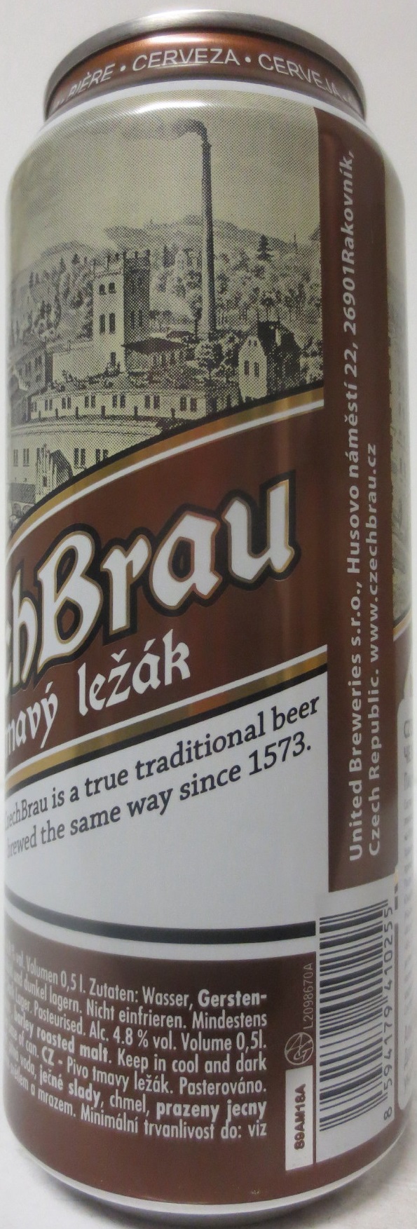 CzechBrau tmavý ležák (50cl) (B/O) č.1