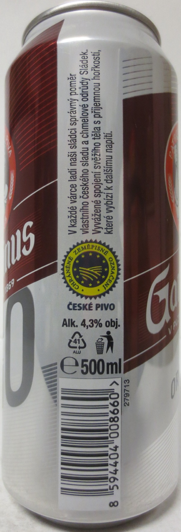 Gambrinus ORIGINÁL 10 (50cl) (B/O) č.3 (CZ)