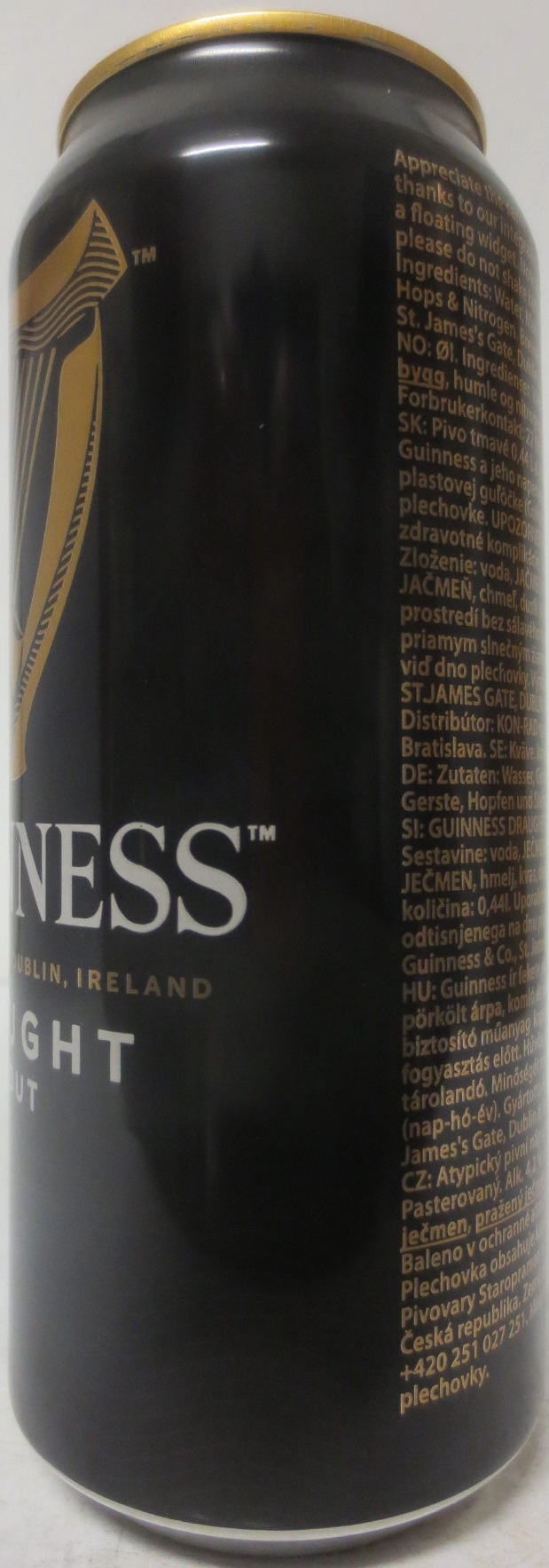 GUINNESS DRAUGHT STOUT (44cl) (B/O) č.1