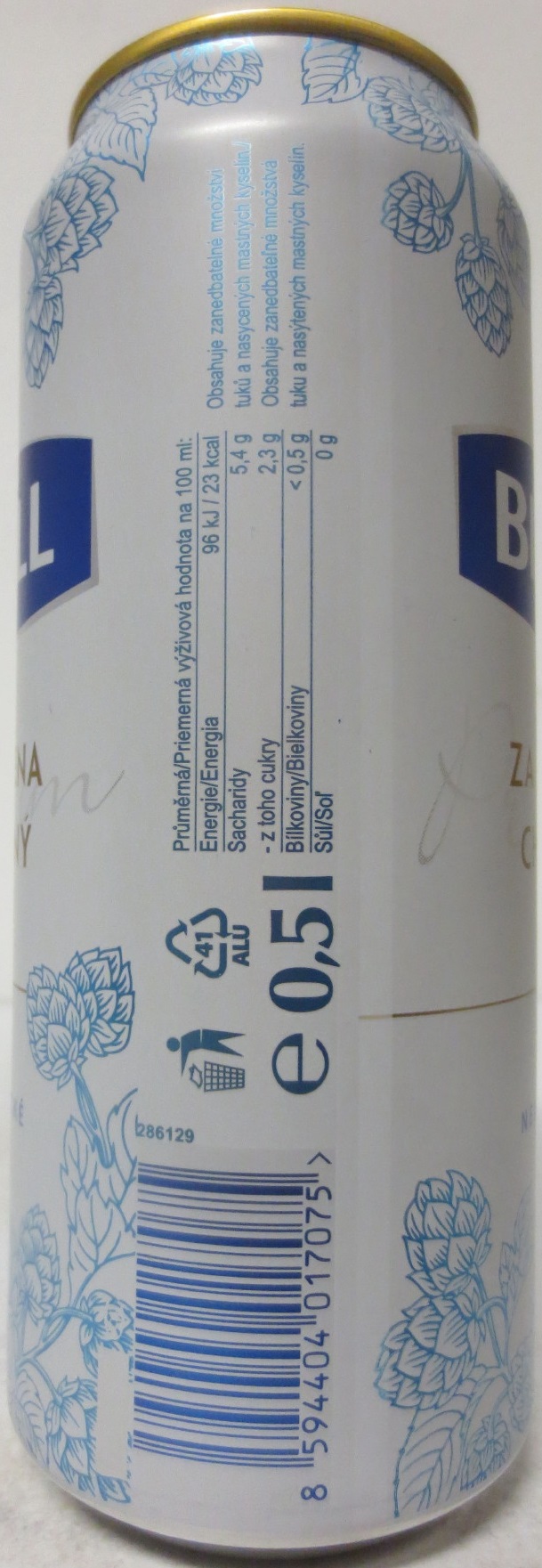 BIRELL ZA STUDENA CHMELENÝ NEALKOHOLICKÉ PIVO (50cl) (B/O) č.1