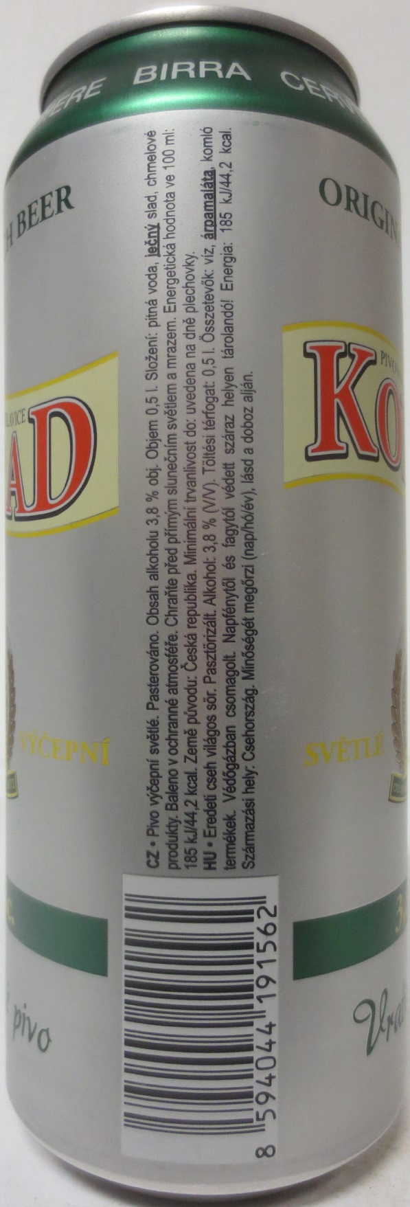 KONRAD 3,8% alc. Vratislavické pivo (50cl) (B/O) 