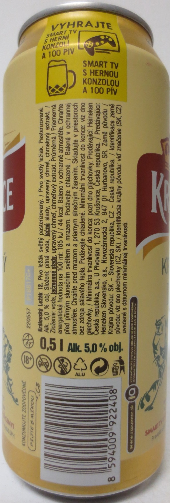 KRUŠOVICE KRÁLOVSKÝ PIVOVAR KRÁLOVSKÝ LEŽÁK 12 (50cl) (B/O) č.3