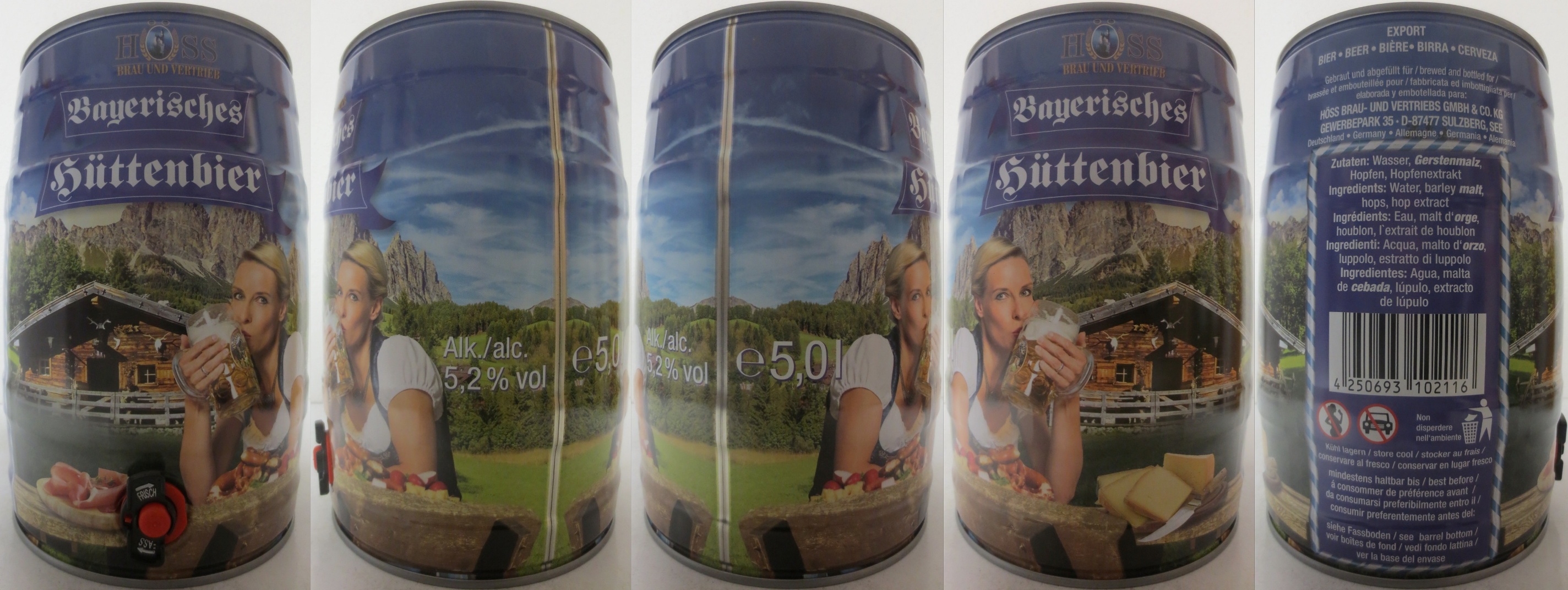 Höss Bayerisches Hüttenbier (5L) Nr.1 