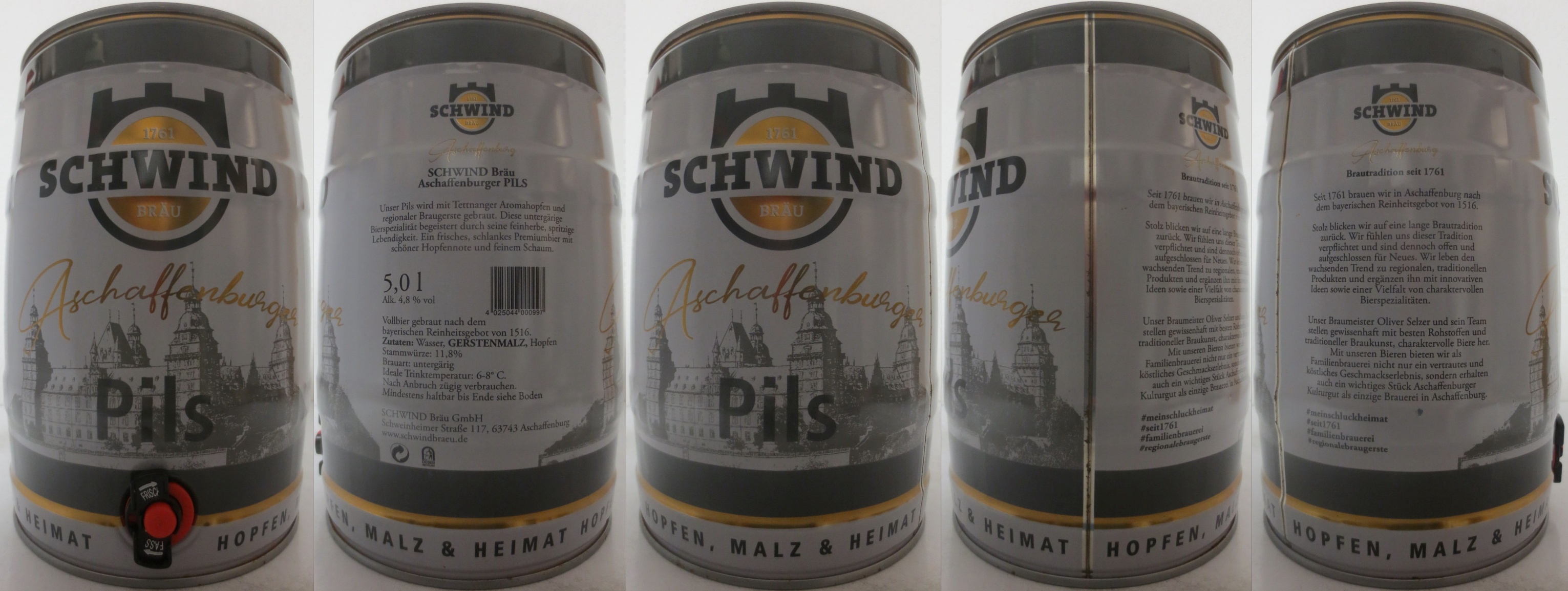 SCHWIND BRÄU Aschfenburger Pils (5L) Nr.1 