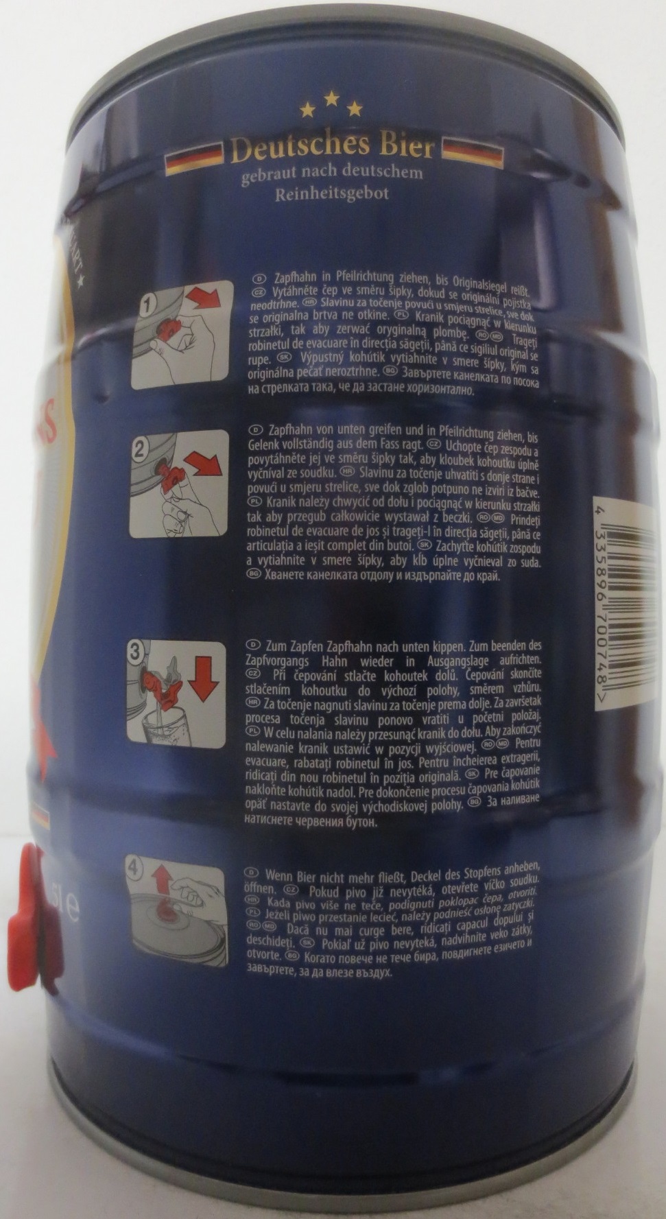 STEPHANS BRÄU Hefe-Weizen NATURTRÜB Deutsches Bier (5L) Nr.1 