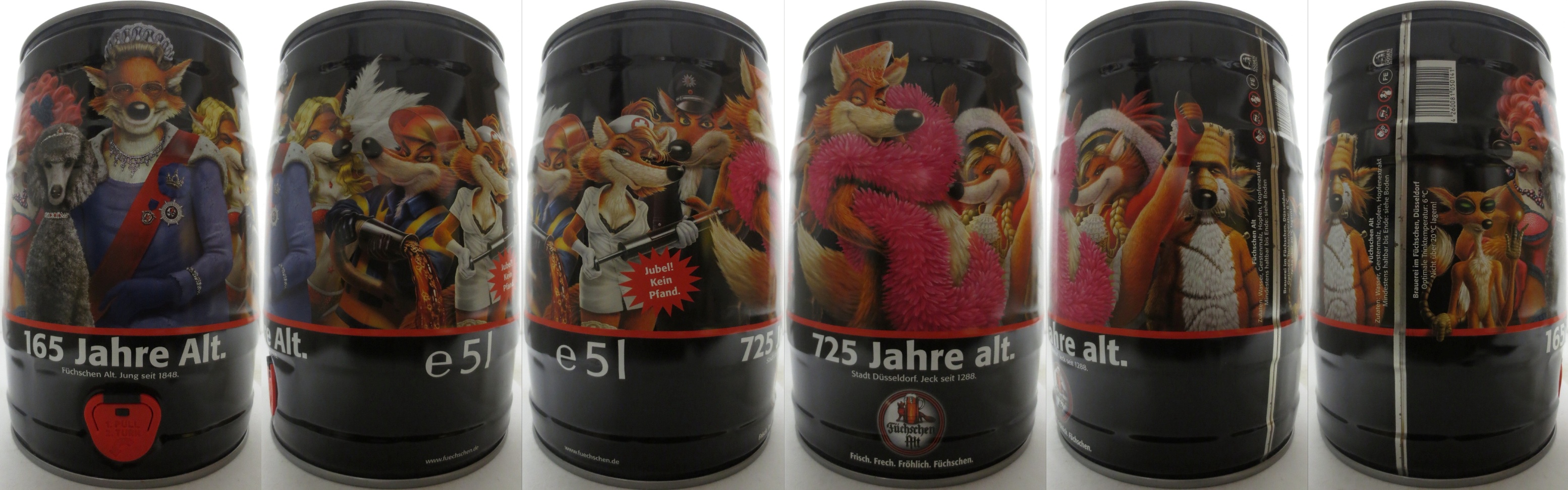 Füchschen Alt 165 Jahre Alt.Füchschen Alt. Jung seit 1848. (5L) Nr.1