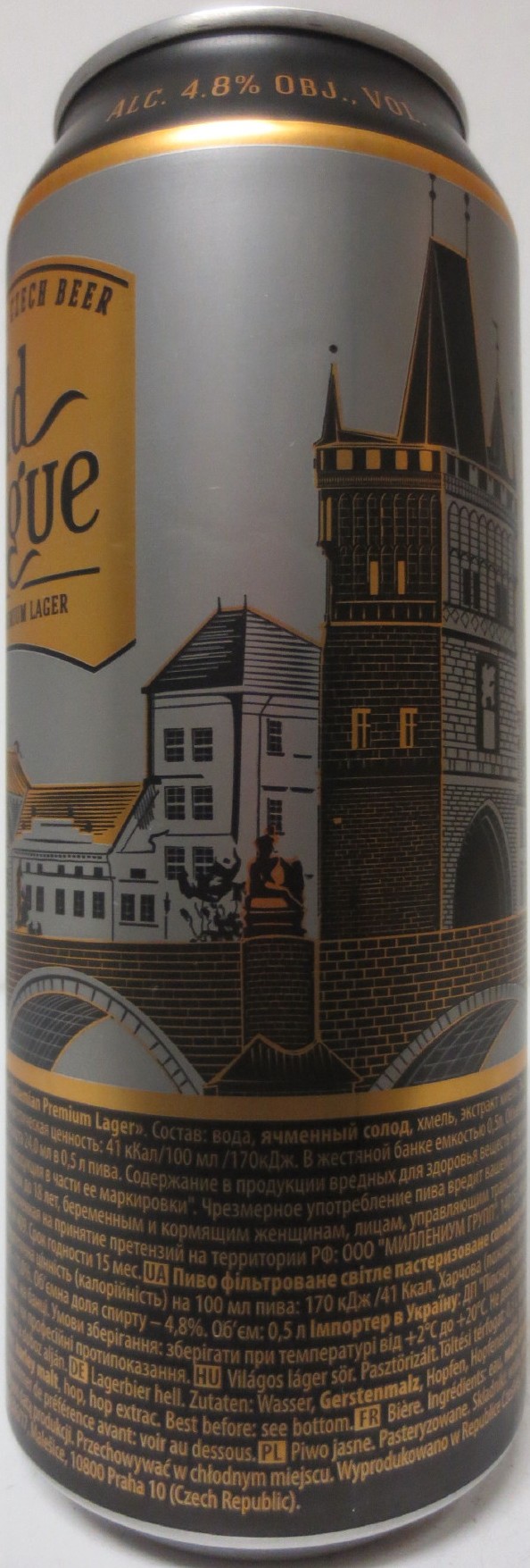 Old Prague BOHEMIAN PREMIUM LAGER (50cl) (B/O) č.2