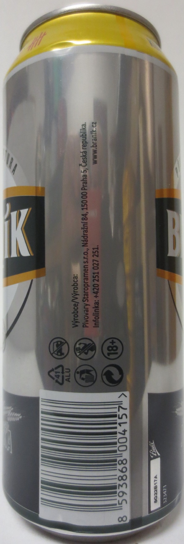 BRANÍK Alk. 4,8% obj. JEDENÁCTKA SOUTĚŽ 2022 (CZ) (50cl) (B/O) č.1 