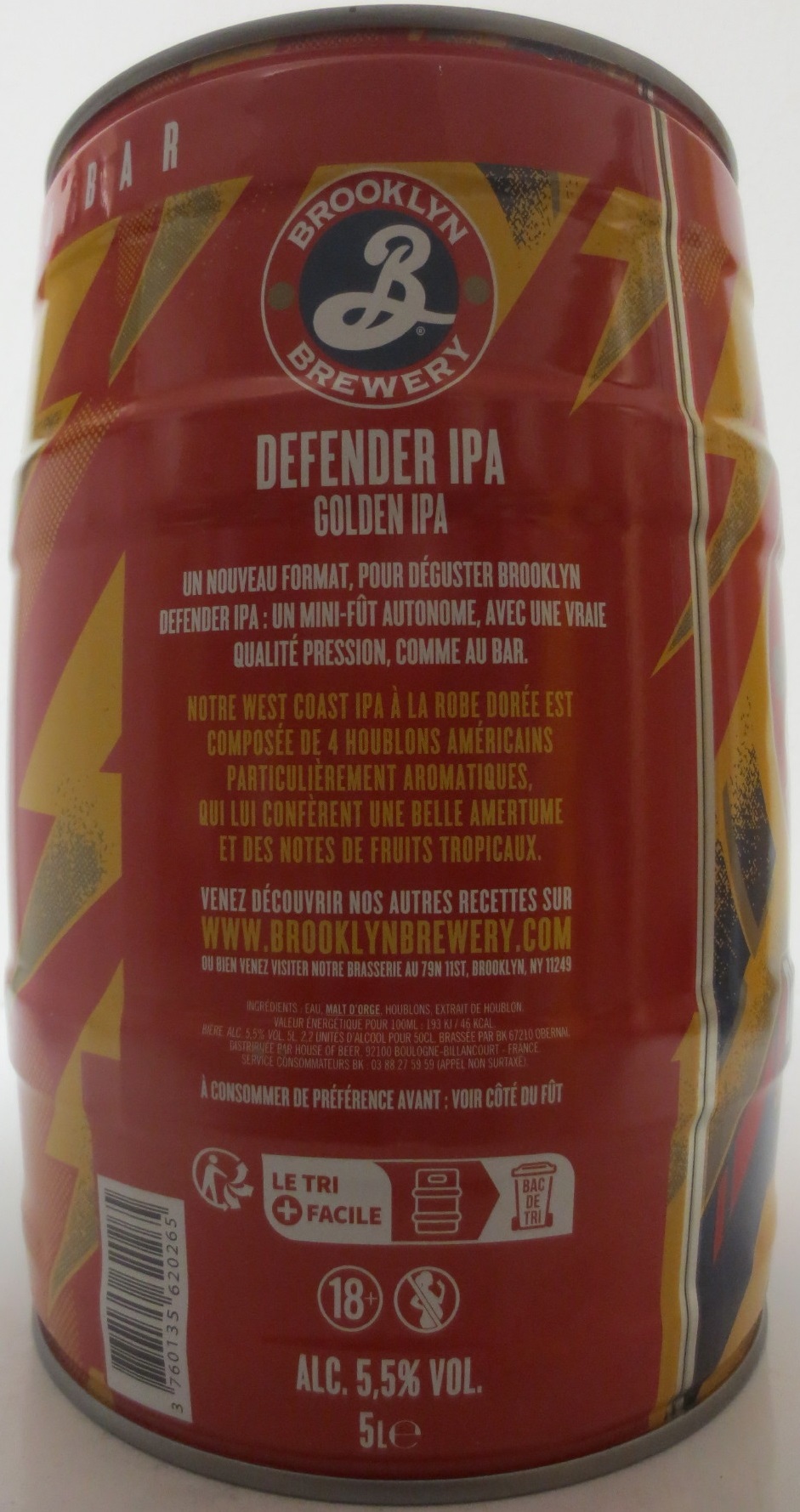 DEFENDER IPA GOLDEN IPA (5L) Nr.1 