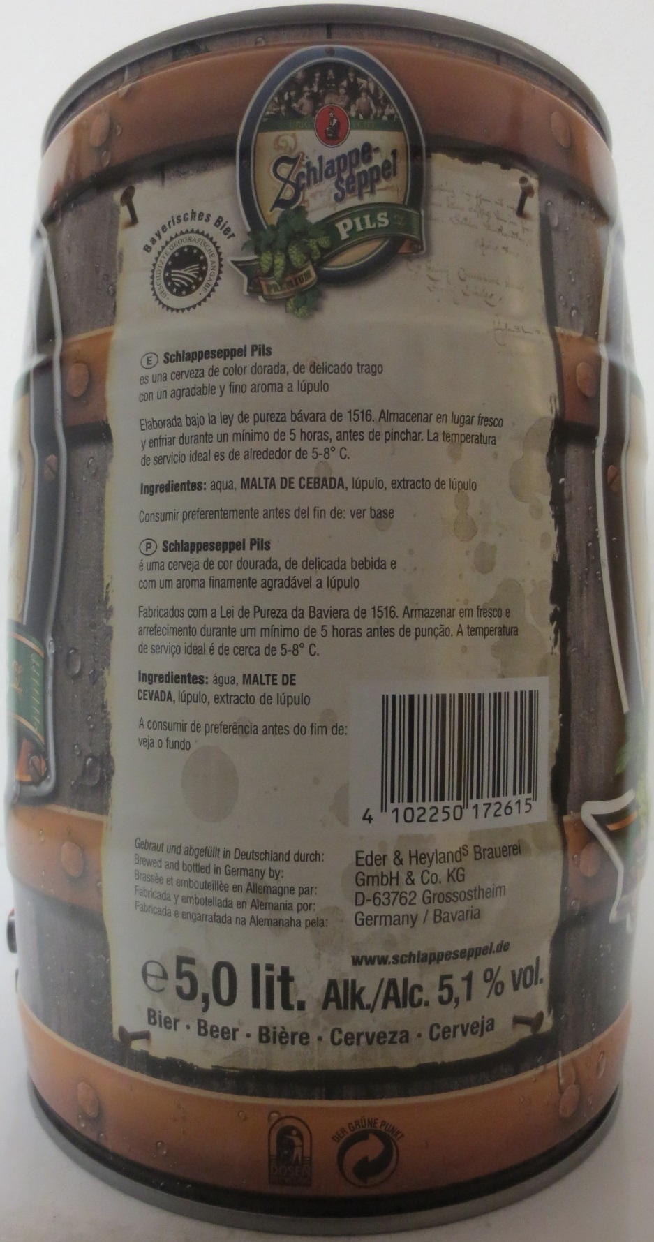 Schlappe-seppel PILS PREMIUM (5L) Nr.2 