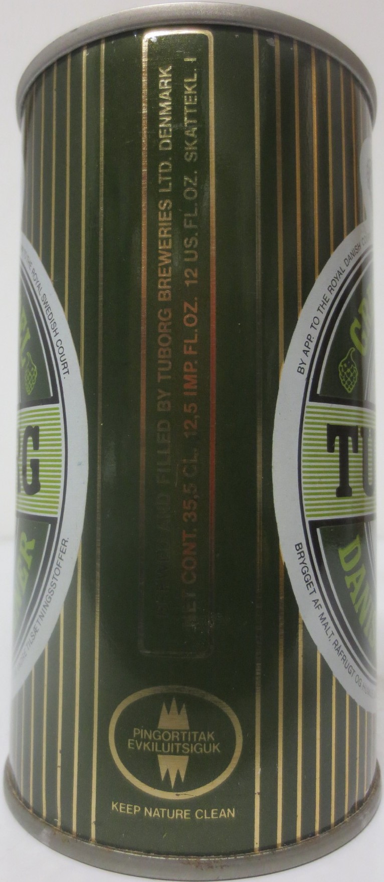 TUBORG GREEN LABEL DANISH PILSENER (35cl) (B/O) (SS) Nr.1