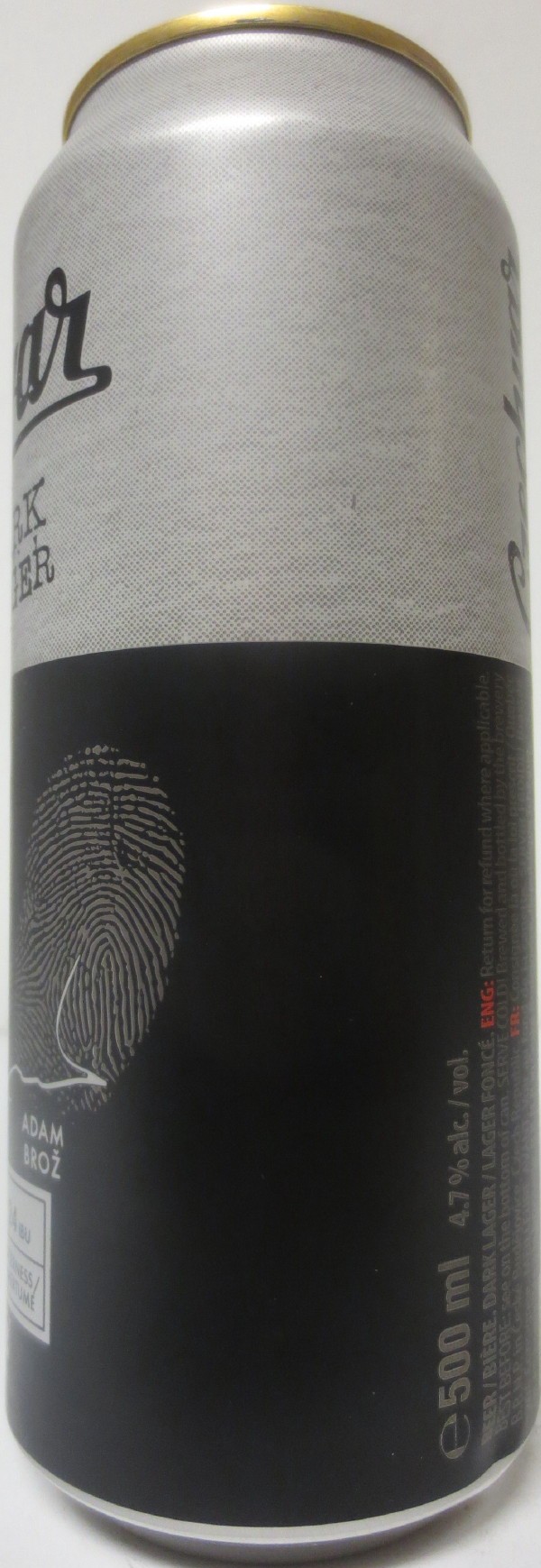 Czechvar DARK LAGER FONCÉ (CDN) (50cl) (B/O) č.1 