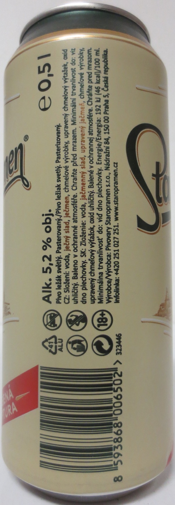 Staropramen 12 NA ŽIVOT PO NAŠEM VYLEPŠENá RECEPTURA (50cl) (B/O) č.1 