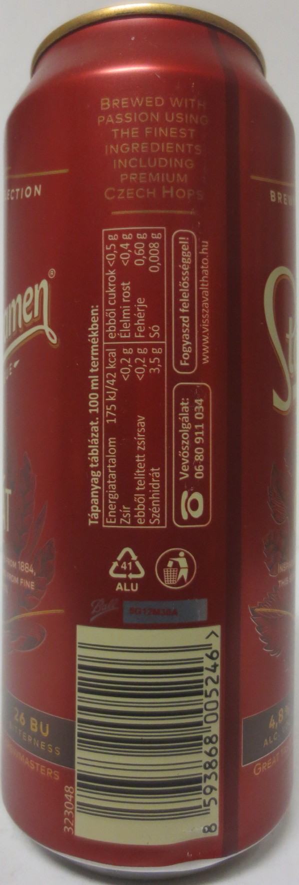 Staropramen EST. IN PRAGUE GRANÁT (H) (50cl) (B/O) č.3