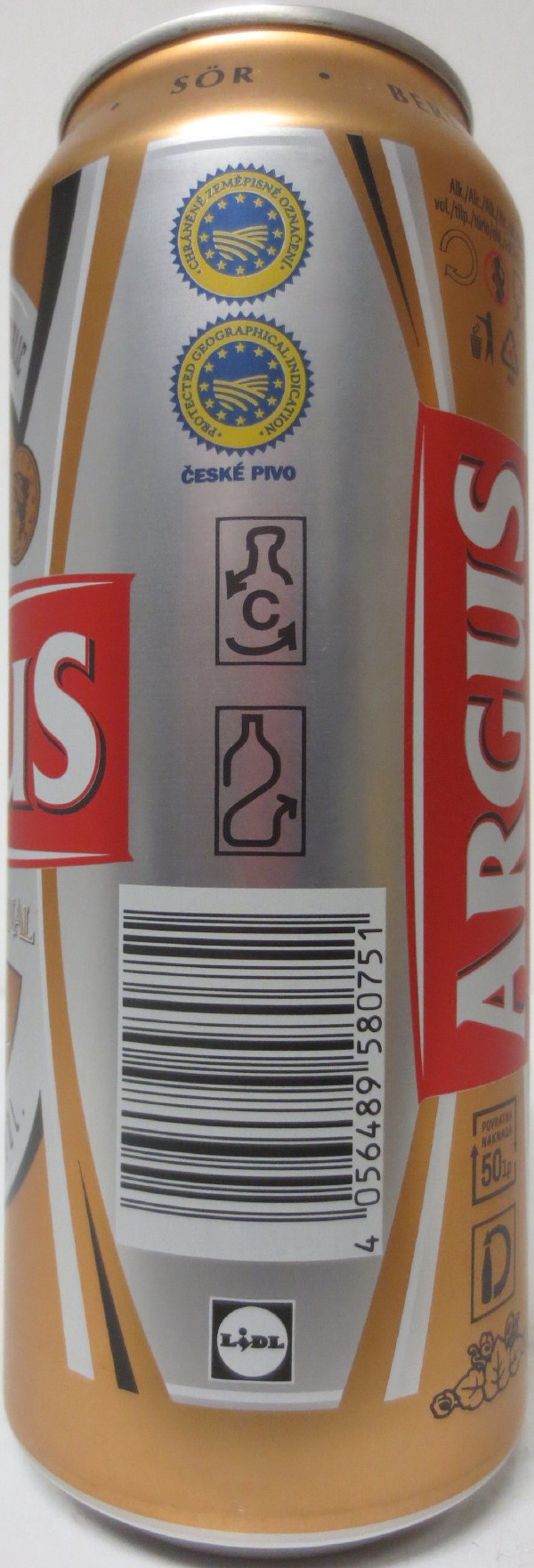 ARGUS 10 ORIGINAL Pils (50cl) (B/O) č.2 