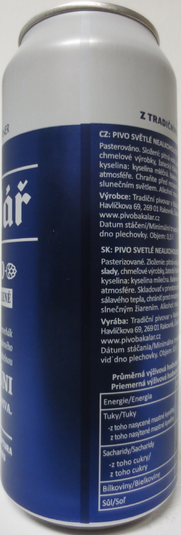 Bakalář NEALKO ZA STUDENA CHMELENÉ CHUŤ A VŮNI DOBRÉHO PIVA (50cl) (B/O) č.2 