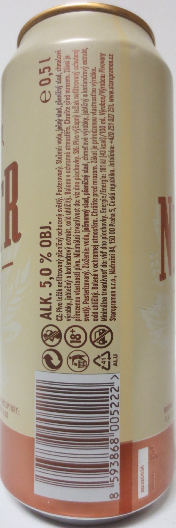 Staropremen NEFILTR Pšeničný (50cl) (B/O) č.3