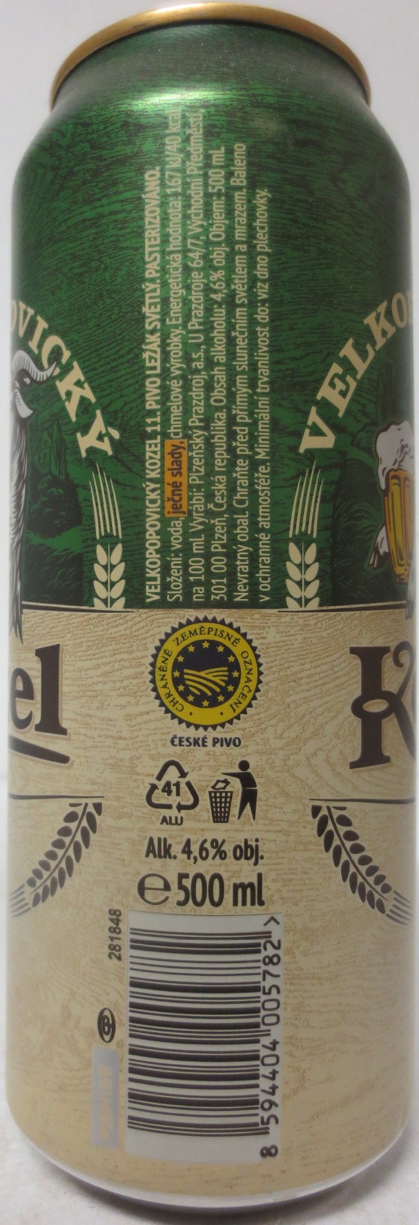 VELKOPOPOVICKÝ Kozel 1874 11 (CZ) (50cl) (B/O) č.1