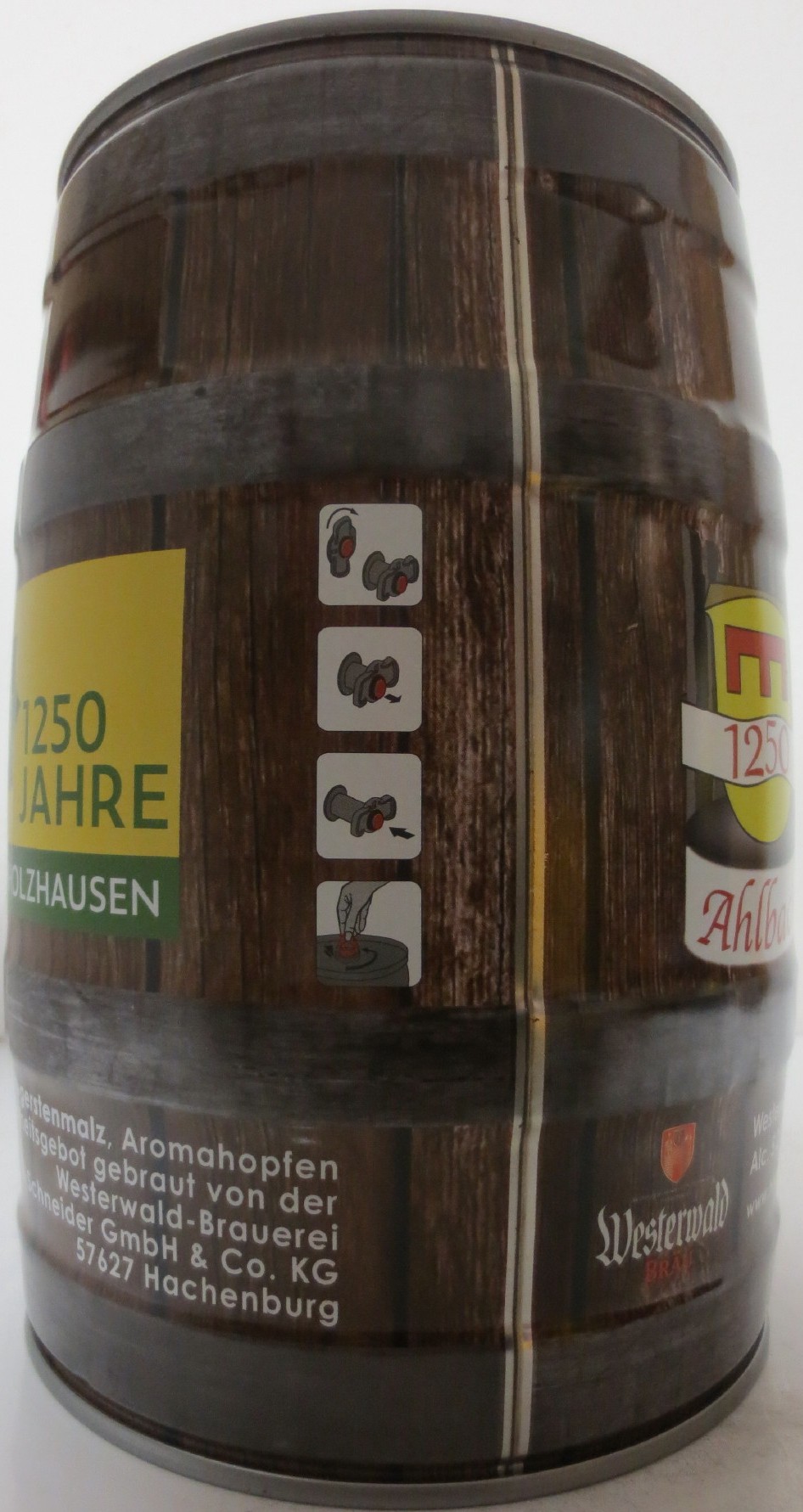 Westerwald Bräu LINDENHOLZHAUSEN 1250 dorn dorf jahre (5L) Nr.1