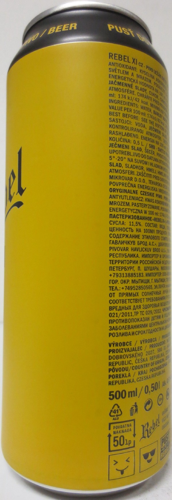 Rebel XI (50cl) (B/O) č.2 
