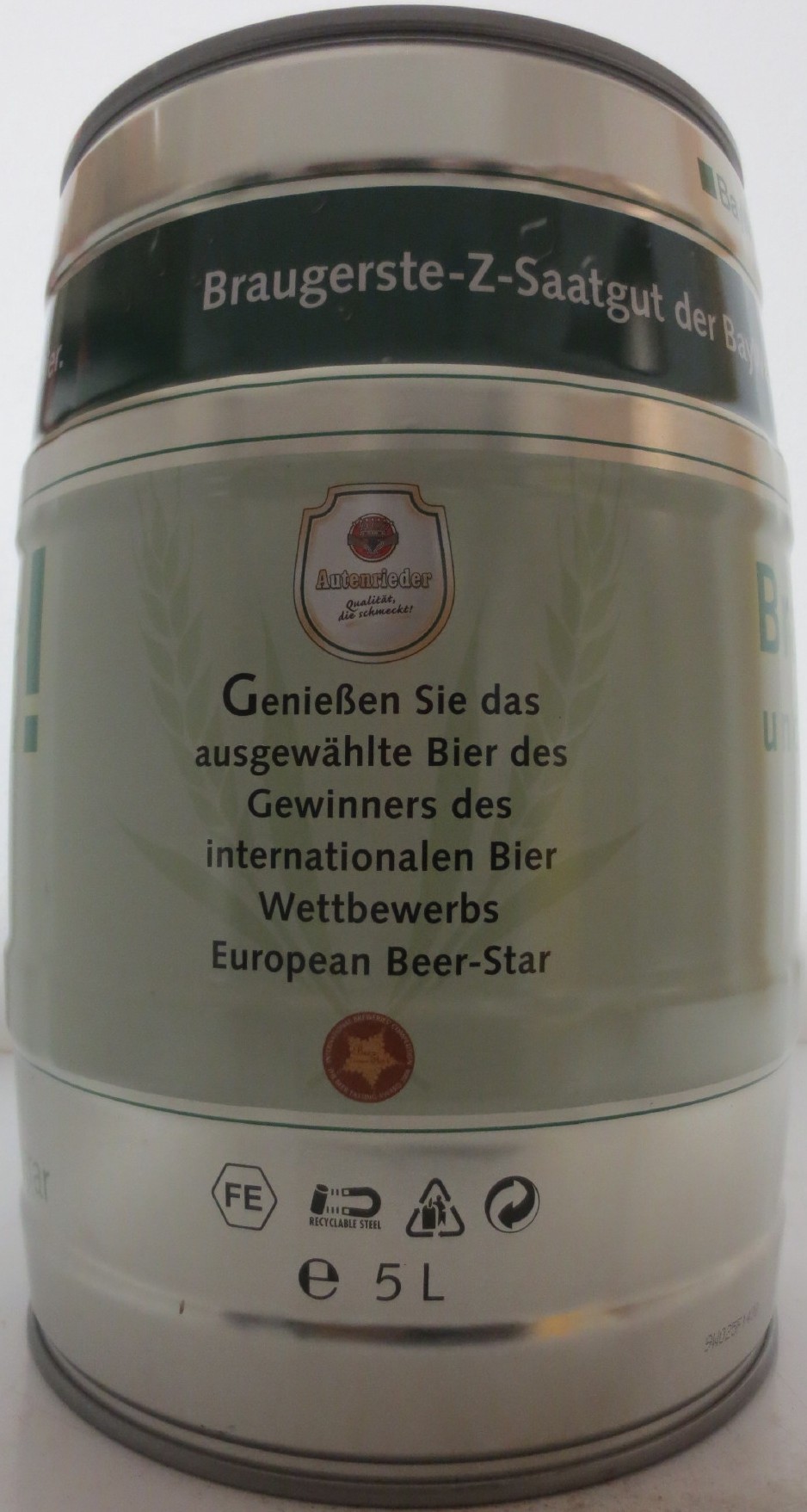 Autenrieder Braugerste und was dazu! JENNIFER die VOLL-KORN Gerste (5L) Nr.1