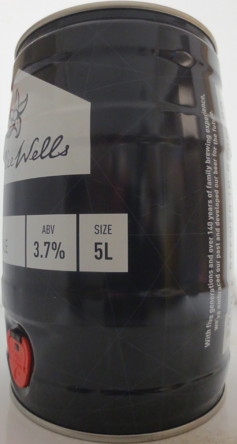 Charlie Wells BEER ORIGIN PALE ALE ABV 3.7% SIZE 5L (5L) Nr.1