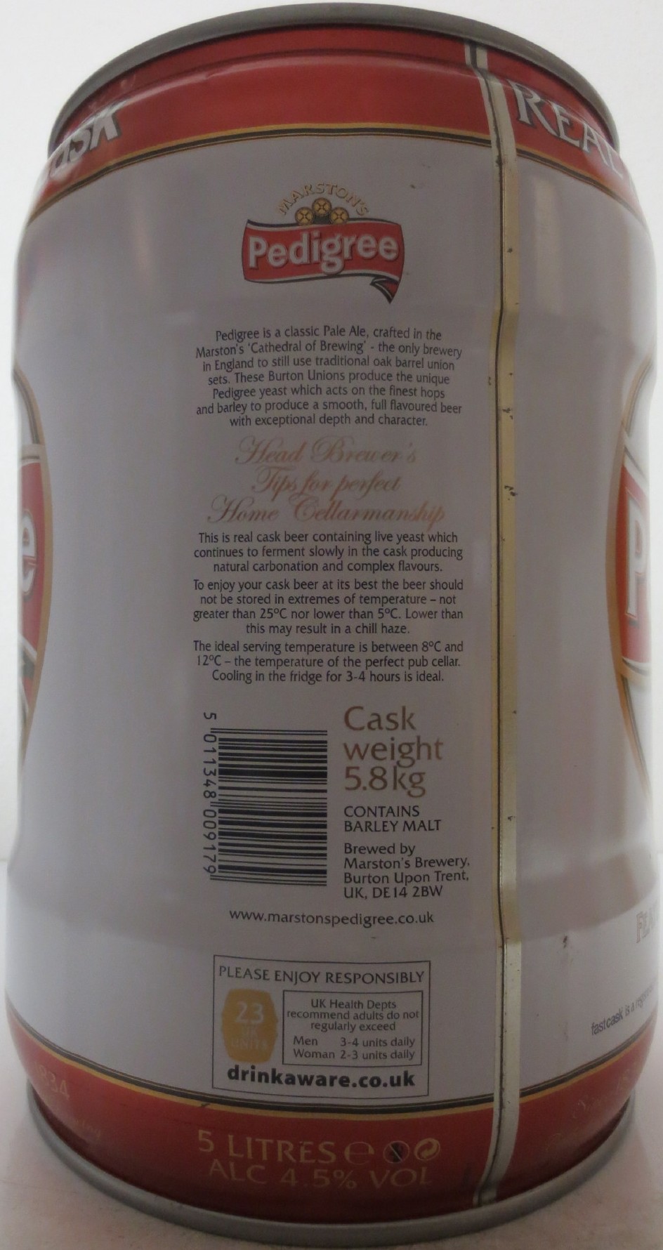 MARSTON´S Pedigree CLASSIC ENGLISH PALE ALE (5L) Nr.1
