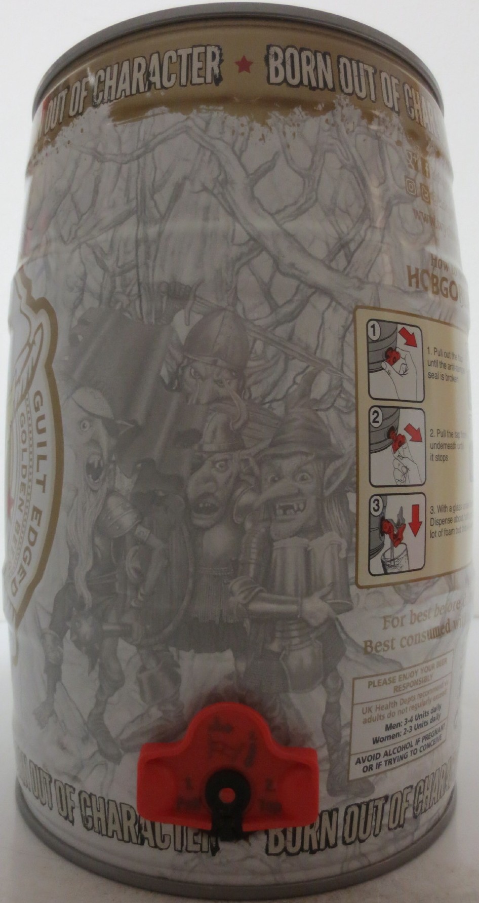 WYCHWOOD BREWERY GOLD HOBGOBLIN 4.2% Alc.Vol. (5L) Nr.2 