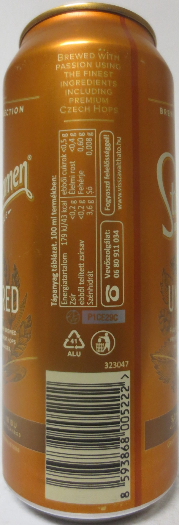 Staropramen EST. IN PRAGUE UNFILTERED (H) (50cl) (B/O) č.1