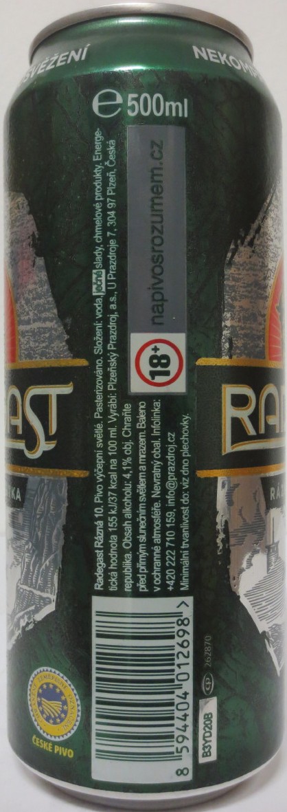 RADEGAST 10 RÁZNÁ DESÍTKA (CZ) (50cl) (B/O) č.1