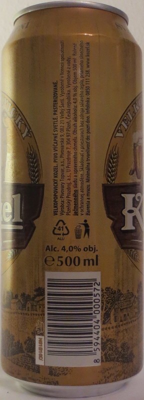 VELKOPOPOVICKÝ Kozel 1874 10% (SK) (50cl) (B/O) č.1