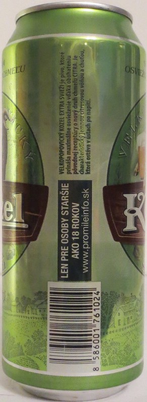 Kozel EXTRA SVIEŽI zal. 1874 (B/O) č.1 