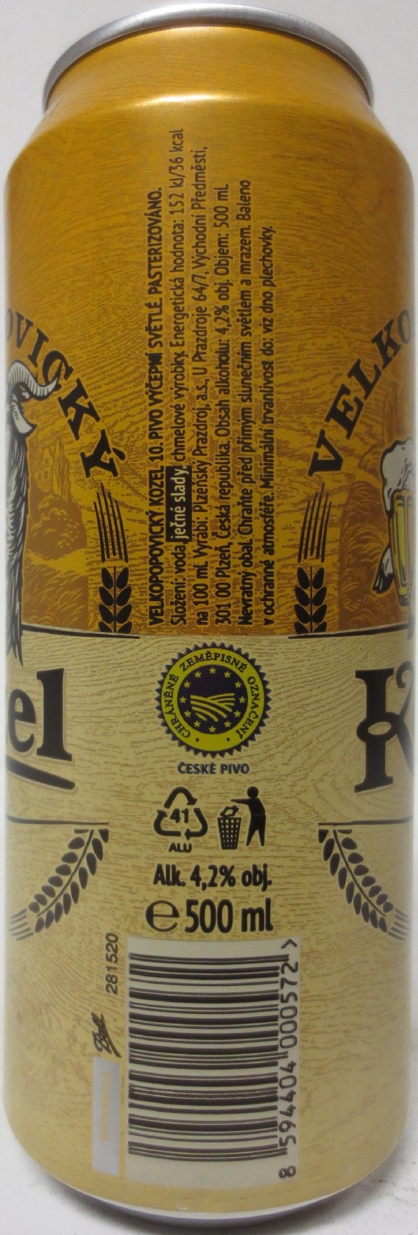 VELKOPOPOVICKÝ Kozel 1874 10 (CZ) (50cl) (B/O) č.2