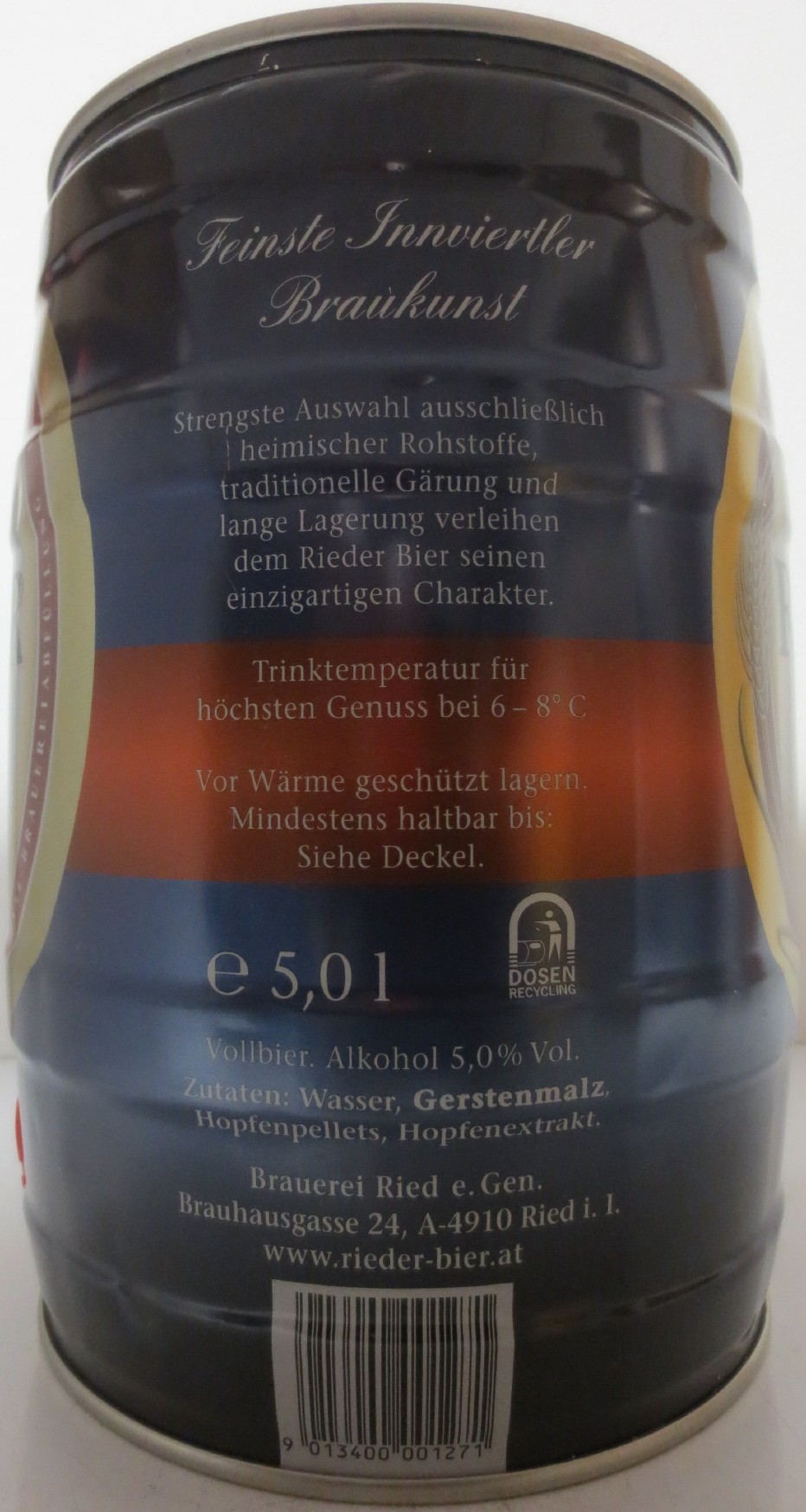 RIEDER BIER (5L) Nr.1 
