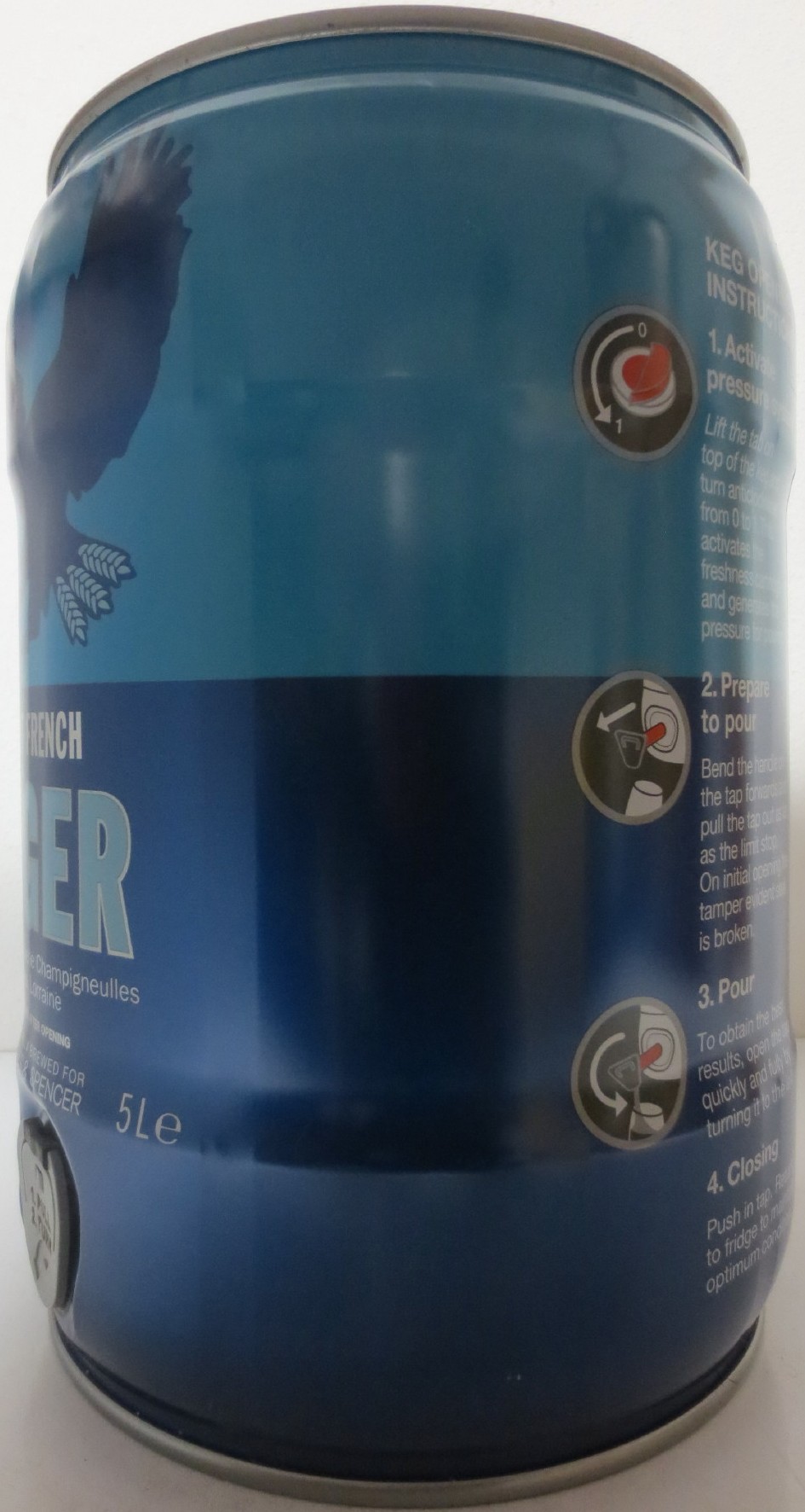 DRAUGHT FRENCH LAGER (5L) Nr.1 