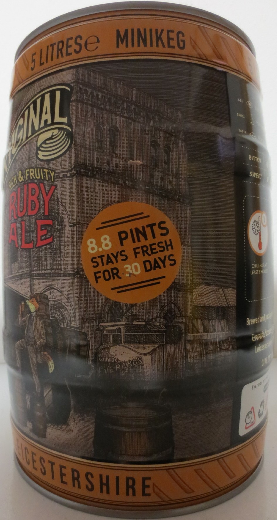 EVERARDS ORIGINAL RICH & FRUITY RUBY ALE (5L) Nr.1  