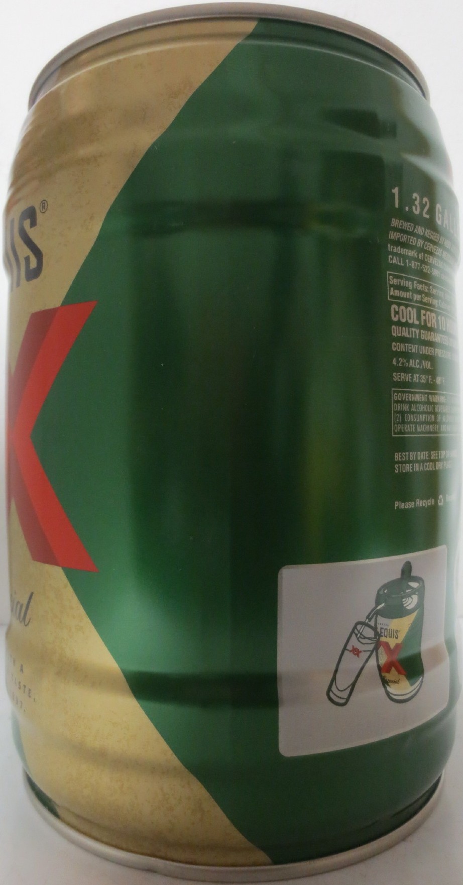 CERVEZA DOS EQUIS Lager Especial (5L) Nr.1 