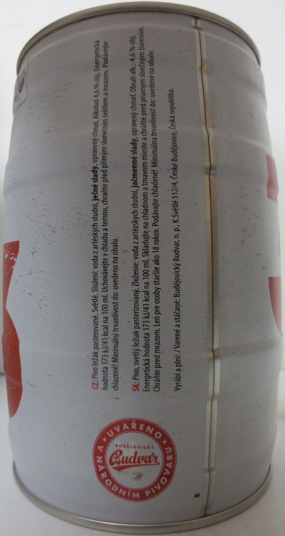 BUDVAR 33 LEŽÁK (5L) č.1 