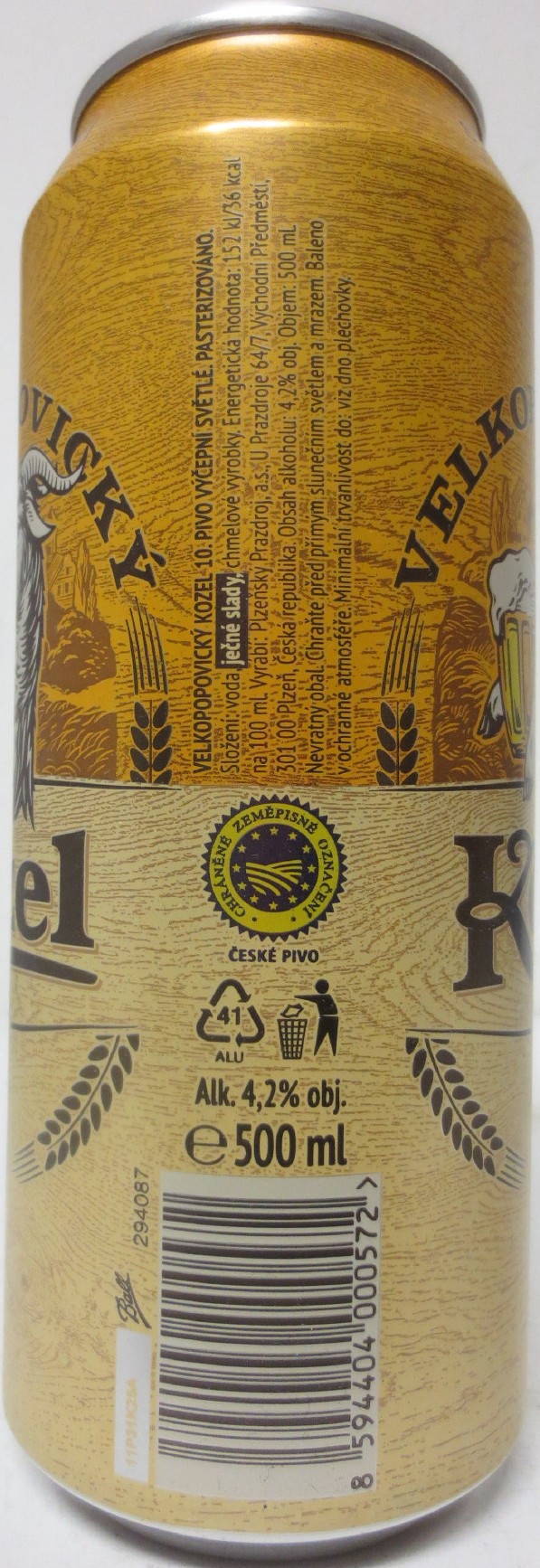 VELKOPOPOVICKÝ Kozel 1874 10 (CZ) (50cl) (B/O) č.3 