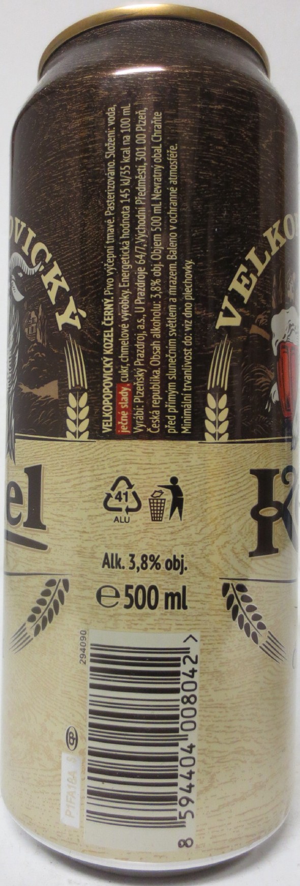 VELKOPOPOVICKÝ Kozel 1874 ČERNÝ (CZ) (50cl) (B/O) č.1